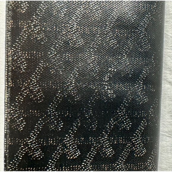 Goyard Black Gm EUC Zippered Wallet Canvas Leather With Certificate Of Authentic - Picture 9 of 10